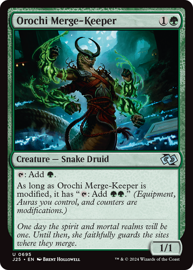 Orochi Merge-Keeper [Foundations Jumpstart] | Yard's Games Ltd