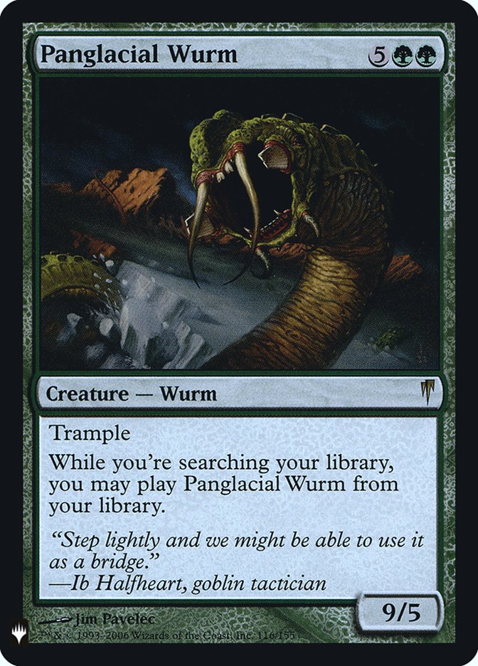 Panglacial Wurm [Mystery Booster] | Yard's Games Ltd