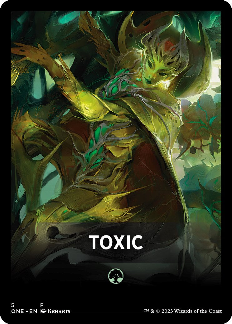 Toxic Theme Card [Phyrexia: All Will Be One Tokens] | Yard's Games Ltd