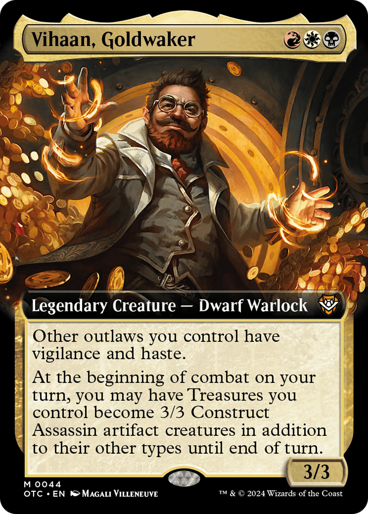 Vihaan, Goldwaker (Extended Art) [Outlaws of Thunder Junction Commander] | Yard's Games Ltd