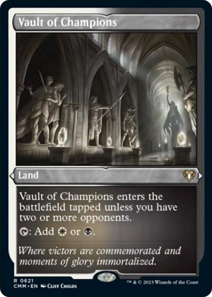 Vault of Champions (Foil Etched) [Commander Masters] | Yard's Games Ltd