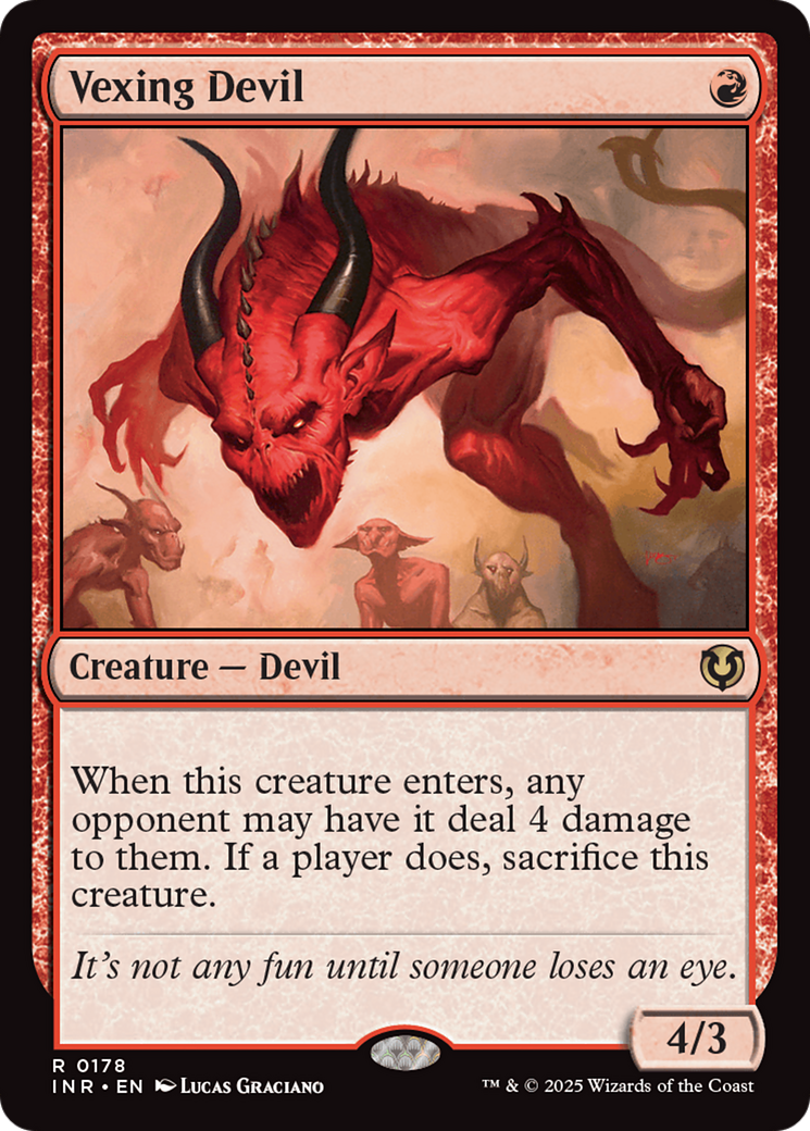 Vexing Devil [Innistrad Remastered] | Yard's Games Ltd