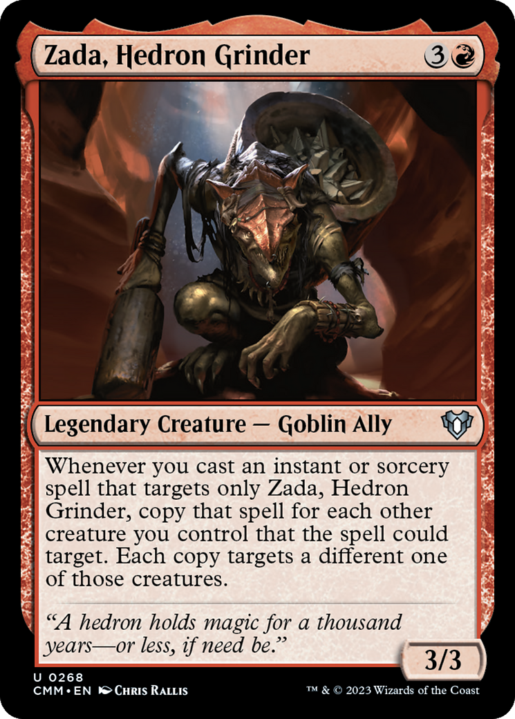 Zada, Hedron Grinder [Commander Masters] | Yard's Games Ltd