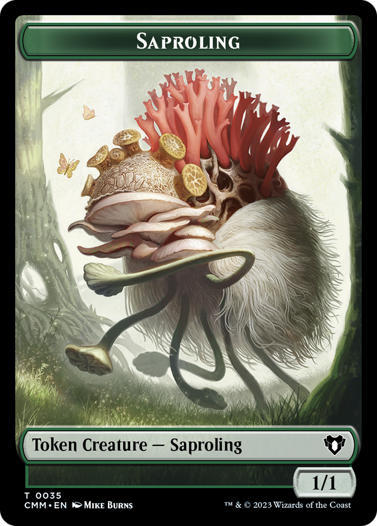 Saproling Token [Commander Masters Tokens] | Yard's Games Ltd