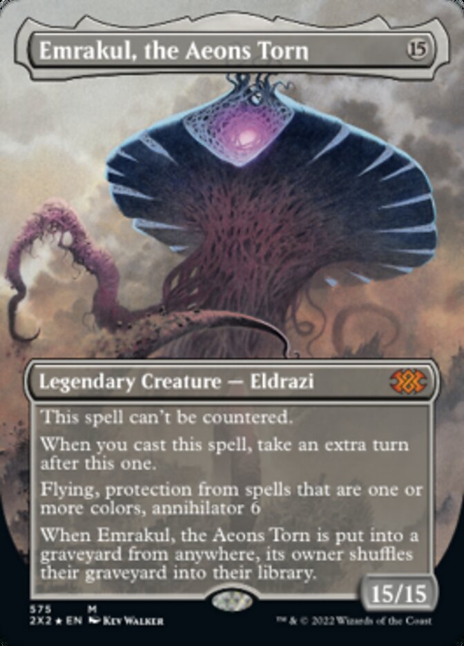 Emrakul, the Aeons Torn (Textured Foil) [Double Masters 2022] | Yard's Games Ltd