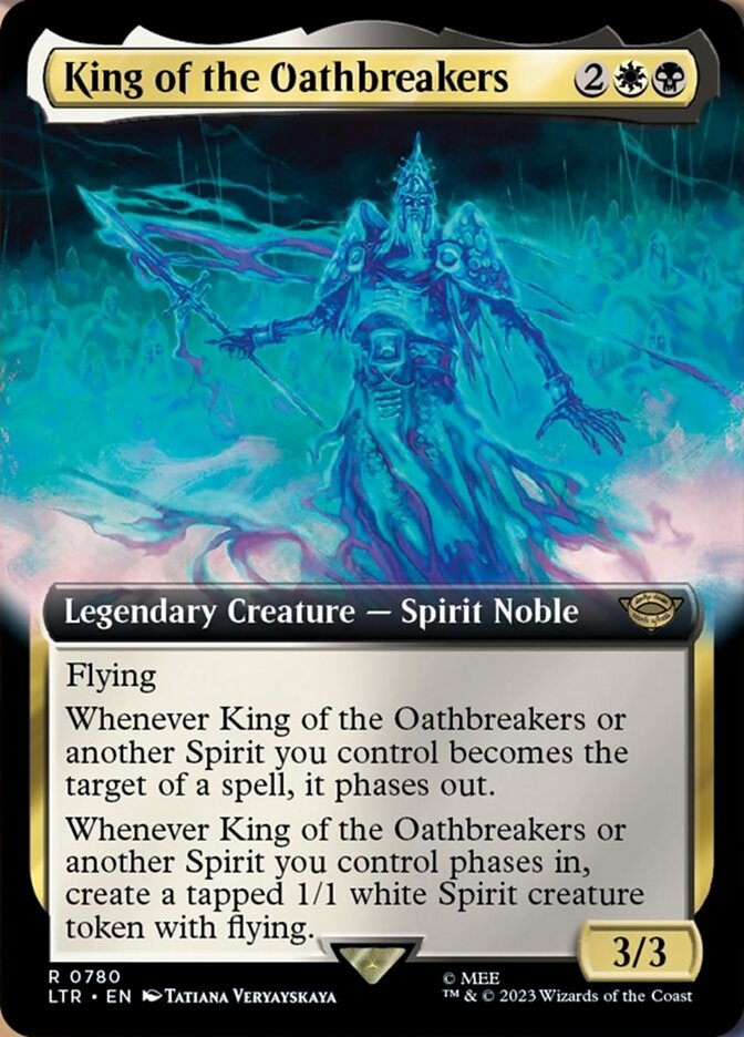 King of the Oathbreakers (Extended Art) (Surge Foil) [The Lord of the Rings: Tales of Middle-Earth] | Yard's Games Ltd