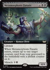 Metamorphosis Fanatic (Extended Art) [Duskmourn: House of Horror Commander] | Yard's Games Ltd