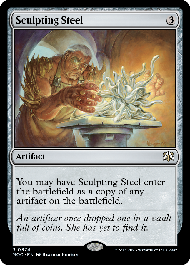 Sculpting Steel [March of the Machine Commander] | Yard's Games Ltd