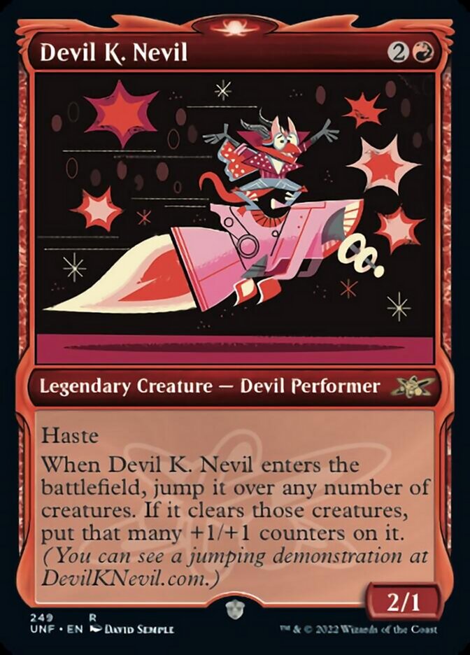 Devil K. Nevil (Showcase) [Unfinity] | Yard's Games Ltd