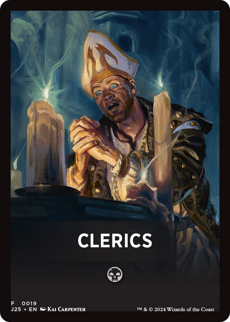 Clerics Theme Card [Foundations Jumpstart Front Cards] | Yard's Games Ltd