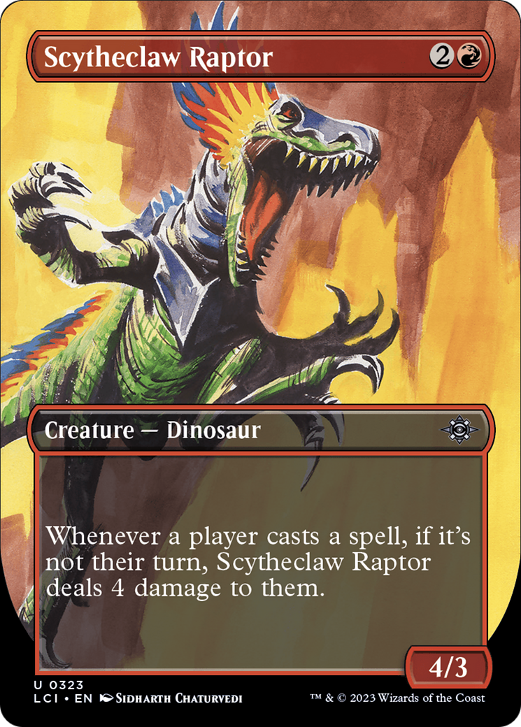 Scytheclaw Raptor (Borderless) [The Lost Caverns of Ixalan] | Yard's Games Ltd