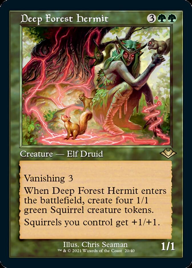 Deep Forest Hermit (Retro Foil Etched) [Modern Horizons] | Yard's Games Ltd