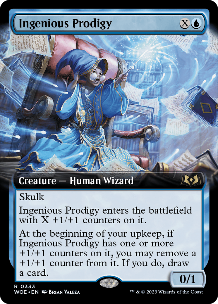 Ingenious Prodigy (Extended Art) [Wilds of Eldraine] | Yard's Games Ltd