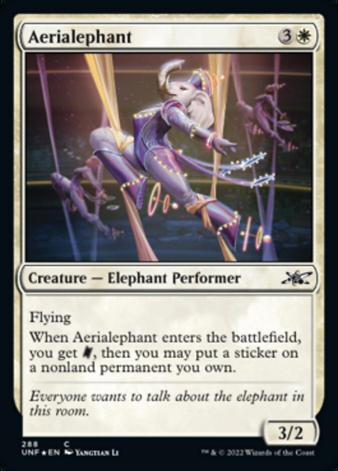 Aerialephant (Galaxy Foil) [Unfinity] | Yard's Games Ltd