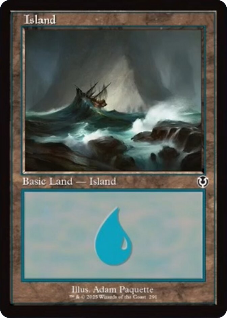 Island (291) (Retro Frame) [Innistrad Remastered] | Yard's Games Ltd