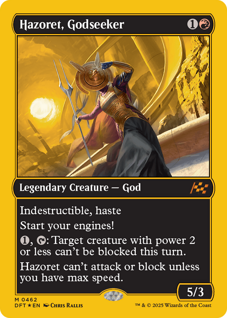 Hazoret, Godseeker (First-Place Foil) [Aetherdrift] | Yard's Games Ltd