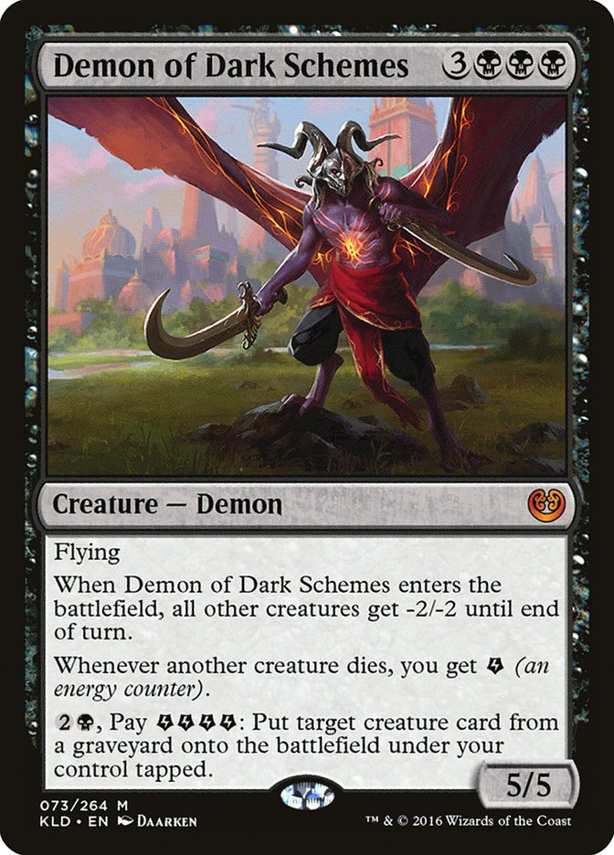 Demon of Dark Schemes [Kaladesh] | Yard's Games Ltd