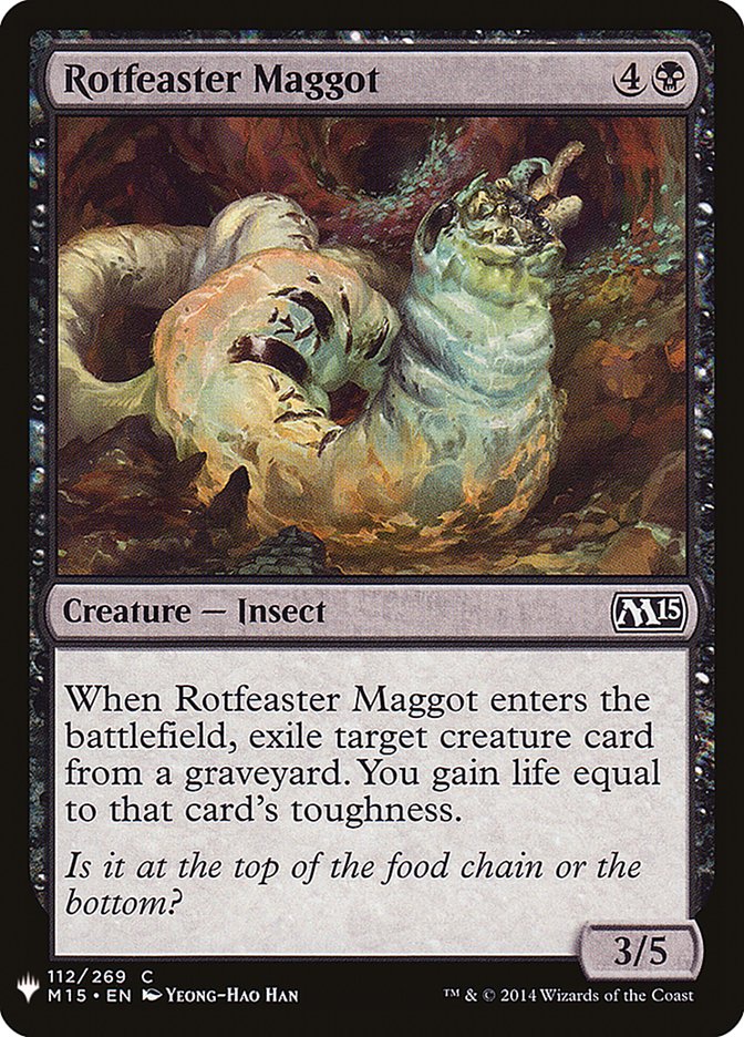 Rotfeaster Maggot [Mystery Booster] | Yard's Games Ltd