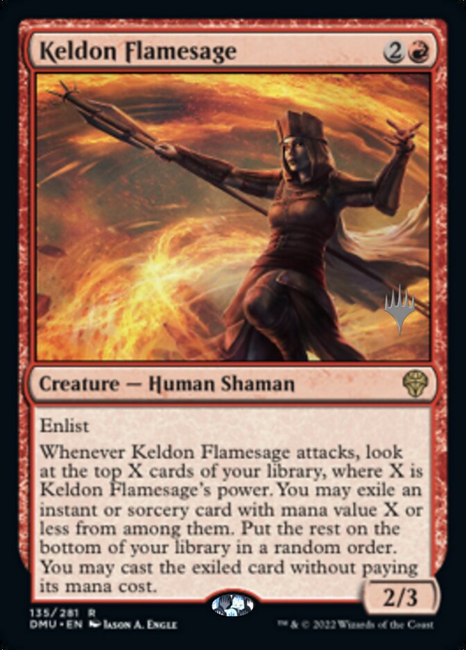 Keldon Flamesage (Promo Pack) [Dominaria United Promos] | Yard's Games Ltd