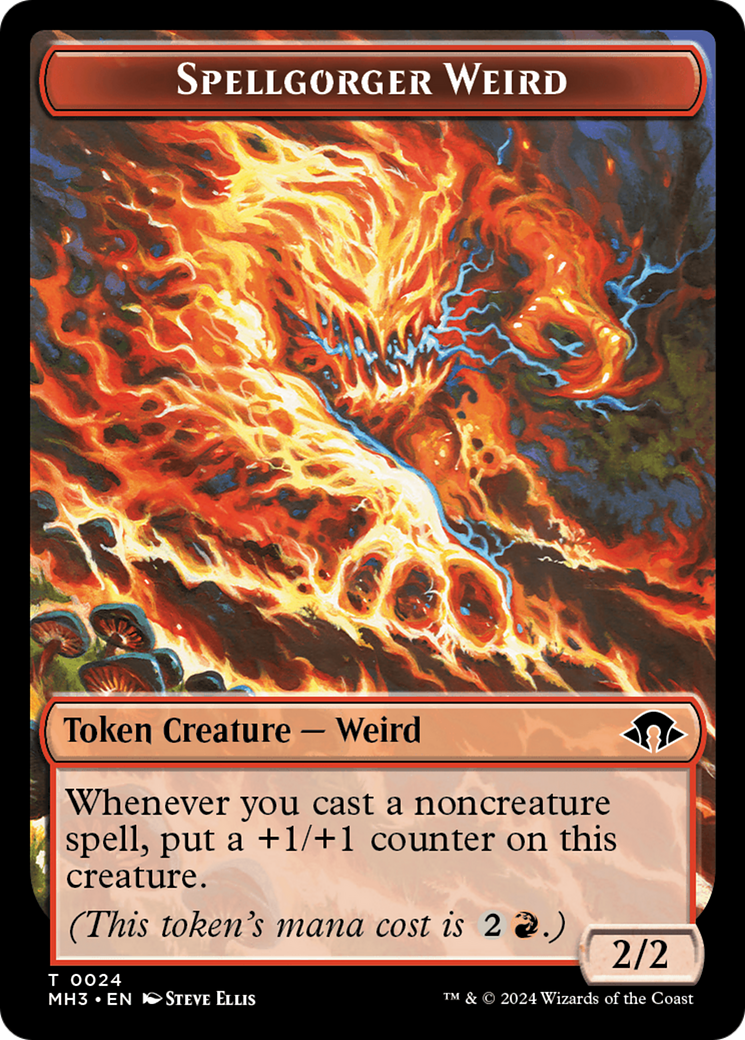 Eldrazi Spawn // Spellgorger Weird Double-Sided Token [Modern Horizons 3 Tokens] | Yard's Games Ltd