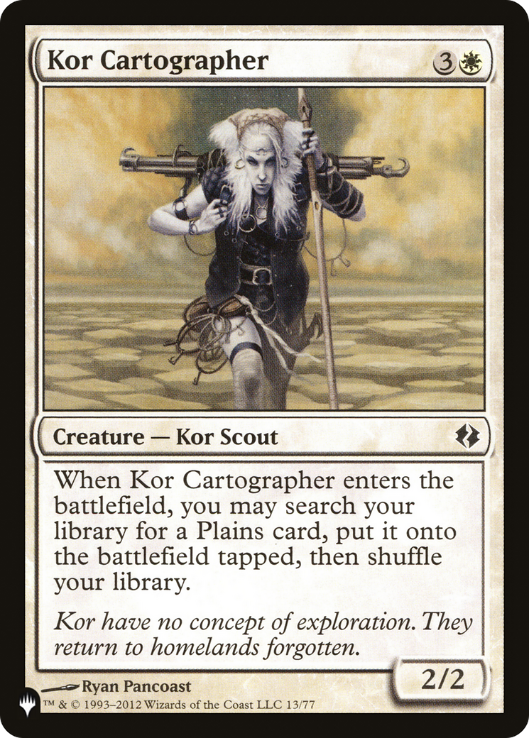 Kor Cartographer [The List Reprints] | Yard's Games Ltd