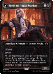 Sorin of House Markov // Sorin, Ravenous Neonate (Borderless) (Textured Foil) [Modern Horizons 3] | Yard's Games Ltd