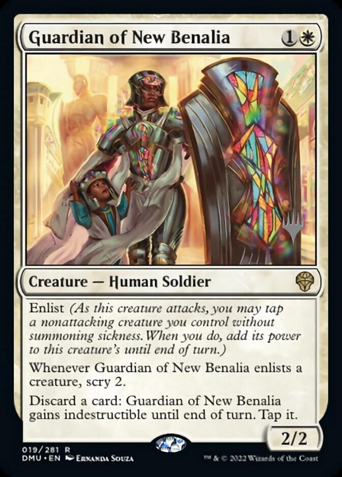 Guardian of New Benalia (Promo Pack) [Dominaria United Promos] | Yard's Games Ltd