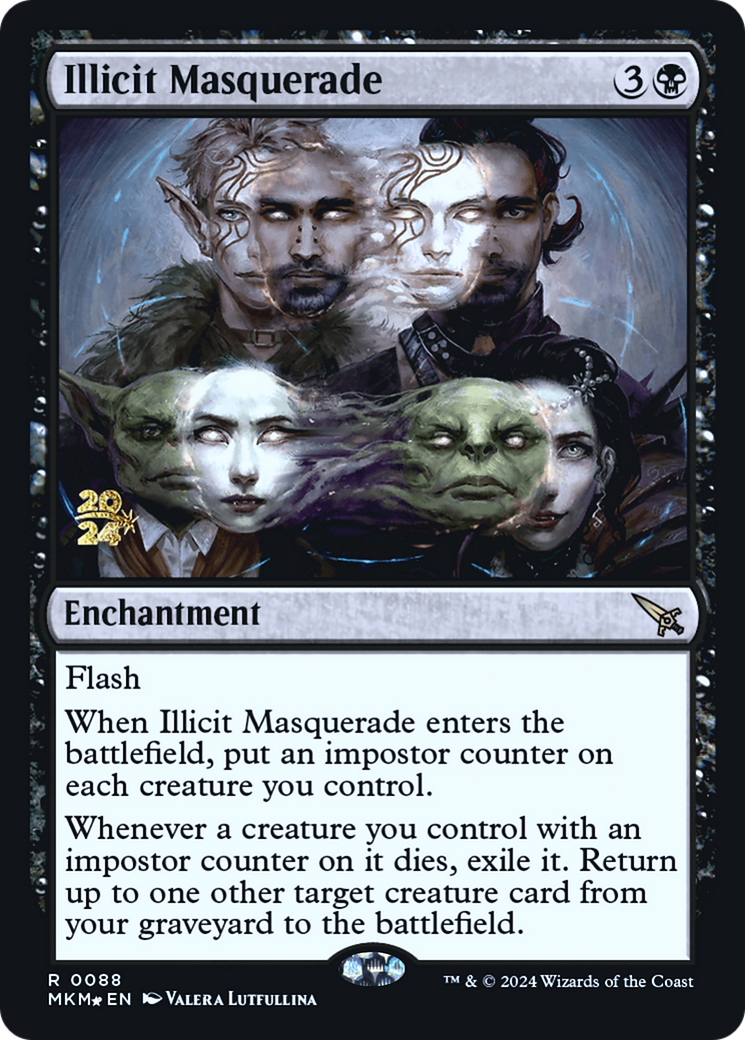 Illicit Masquerade [Murders at Karlov Manor Prerelease Promos] | Yard's Games Ltd