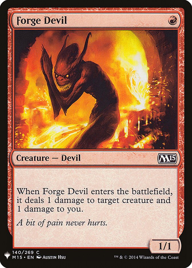 Forge Devil [Mystery Booster] | Yard's Games Ltd