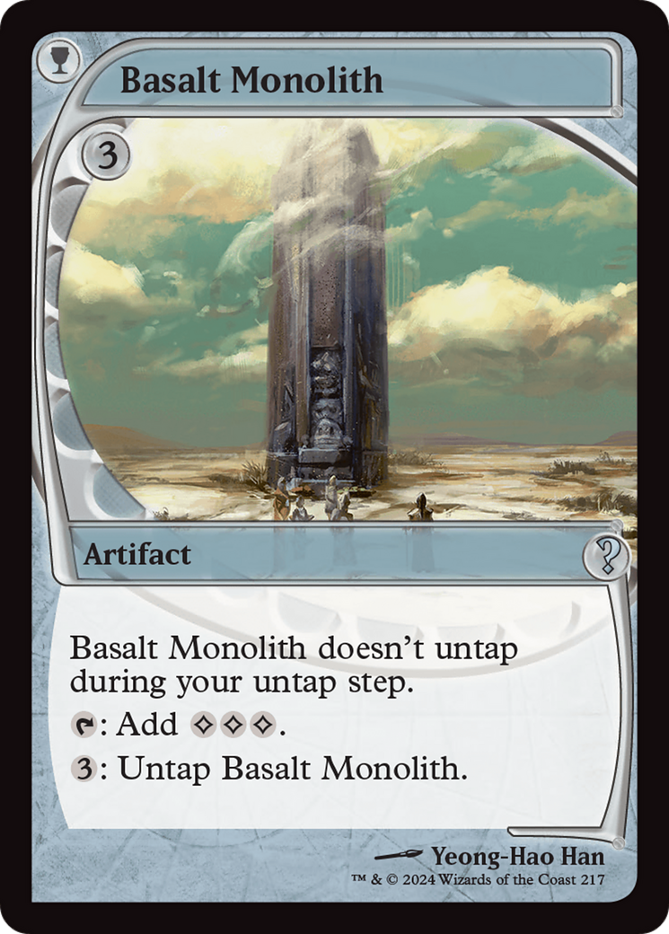 Basalt Monolith (Future Sight) [Mystery Booster 2] | Yard's Games Ltd