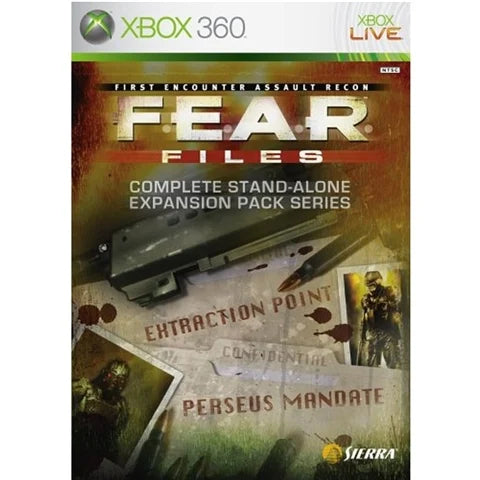 FEAR Files - Xbox 360 | Yard's Games Ltd