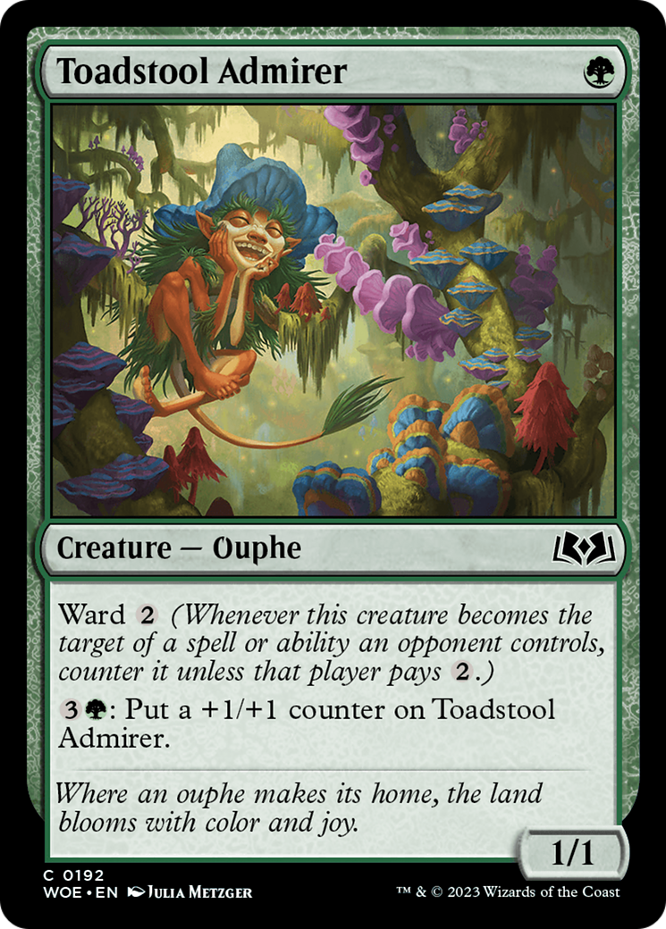 Toadstool Admirer [Wilds of Eldraine] | Yard's Games Ltd