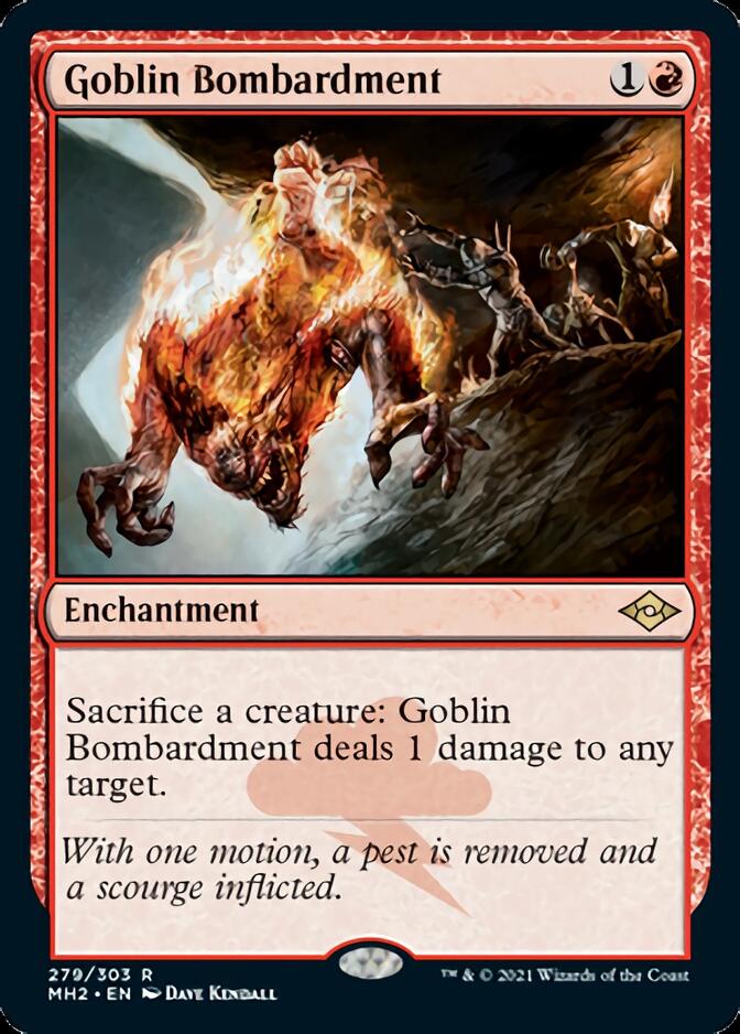 Goblin Bombardment (Foil Etched) [Modern Horizons 2] | Yard's Games Ltd