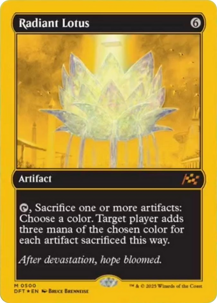 Radiant Lotus (First-Place Foil) [Aetherdrift] | Yard's Games Ltd