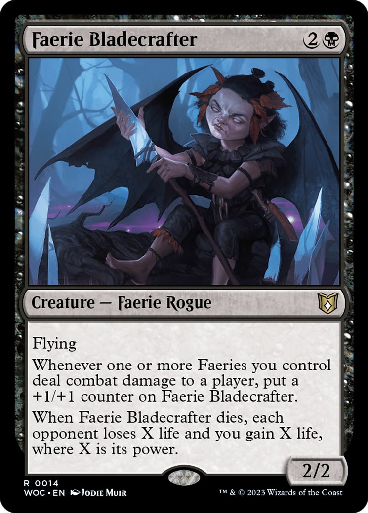 Faerie Bladecrafter [Wilds of Eldraine Commander] | Yard's Games Ltd