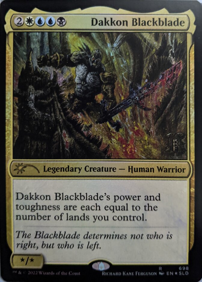 Dakkon Blackblade [Secret Lair Drop Promos] | Yard's Games Ltd