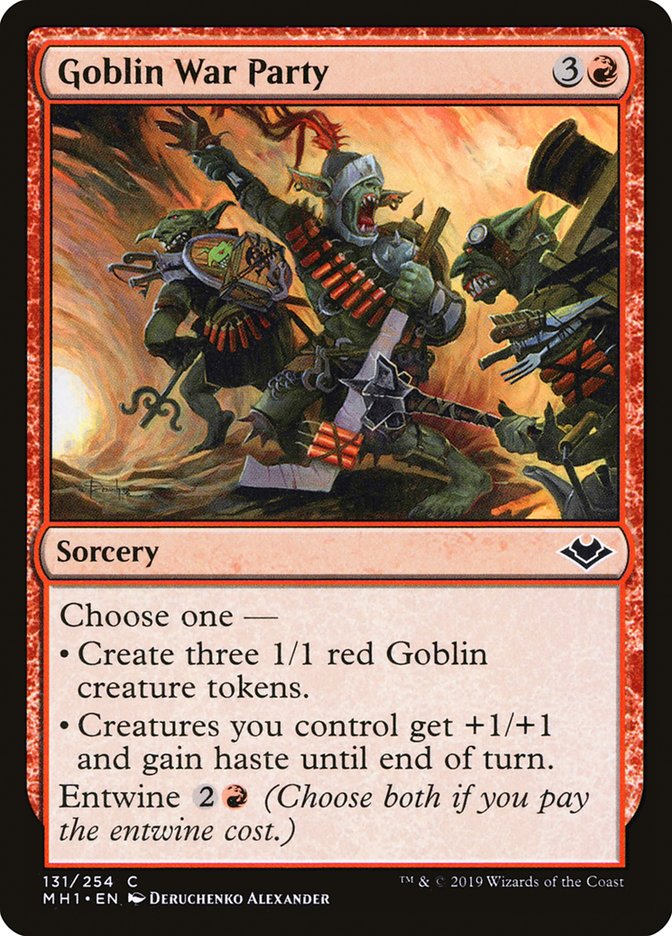 Goblin War Party [Modern Horizons] | Yard's Games Ltd