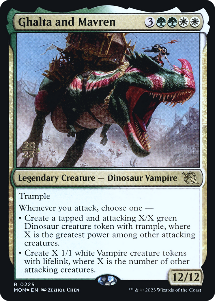 Ghalta and Mavren [March of the Machine Prerelease Promos] | Yard's Games Ltd