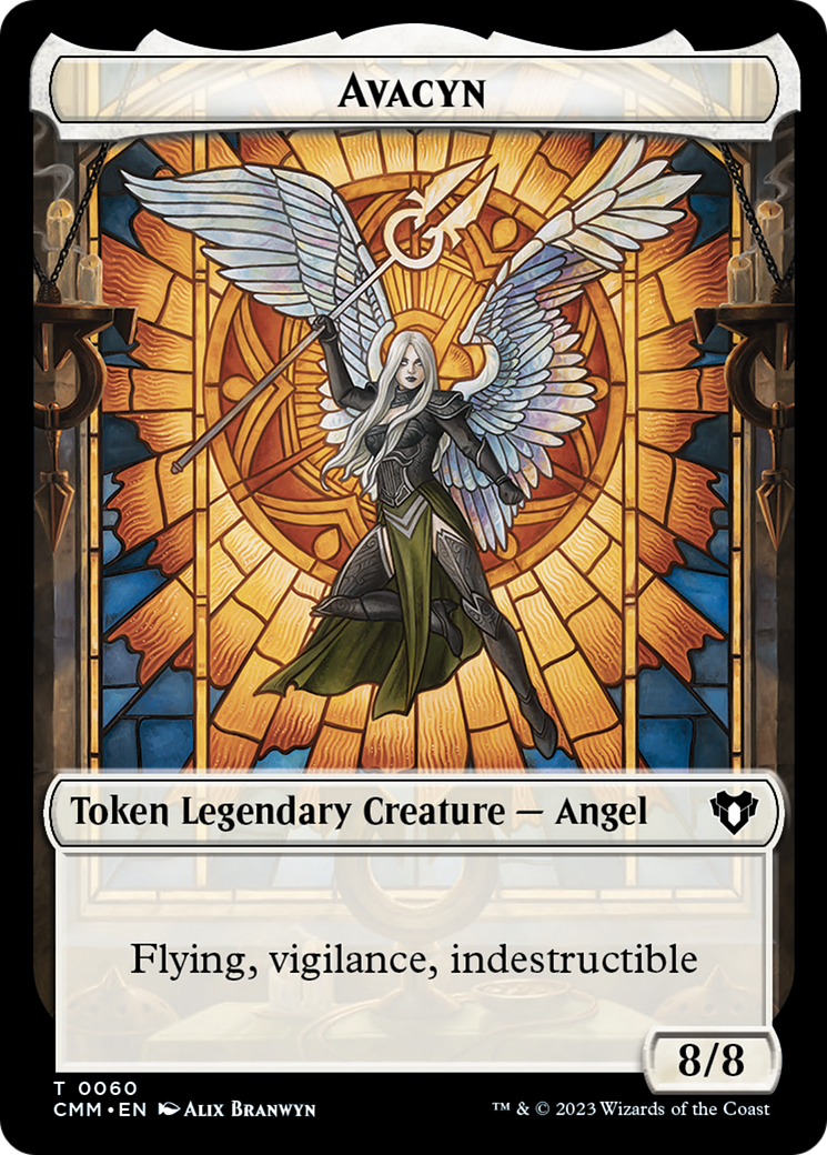 Copy (54) // Avacyn Double-Sided Token [Commander Masters Tokens] | Yard's Games Ltd