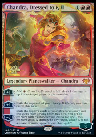 Chandra, Dressed to Kill [Innistrad: Crimson Vow Prerelease Promos] | Yard's Games Ltd