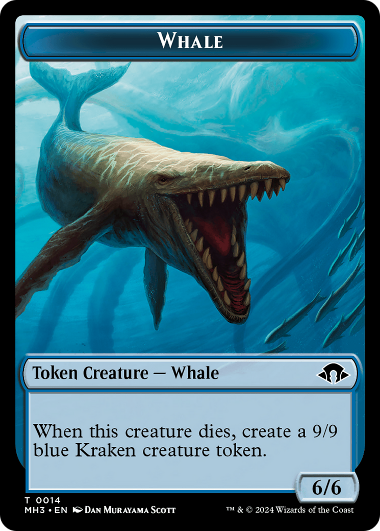 Whale // Energy Reserve Double-Sided Token [Modern Horizons 3 Tokens] | Yard's Games Ltd