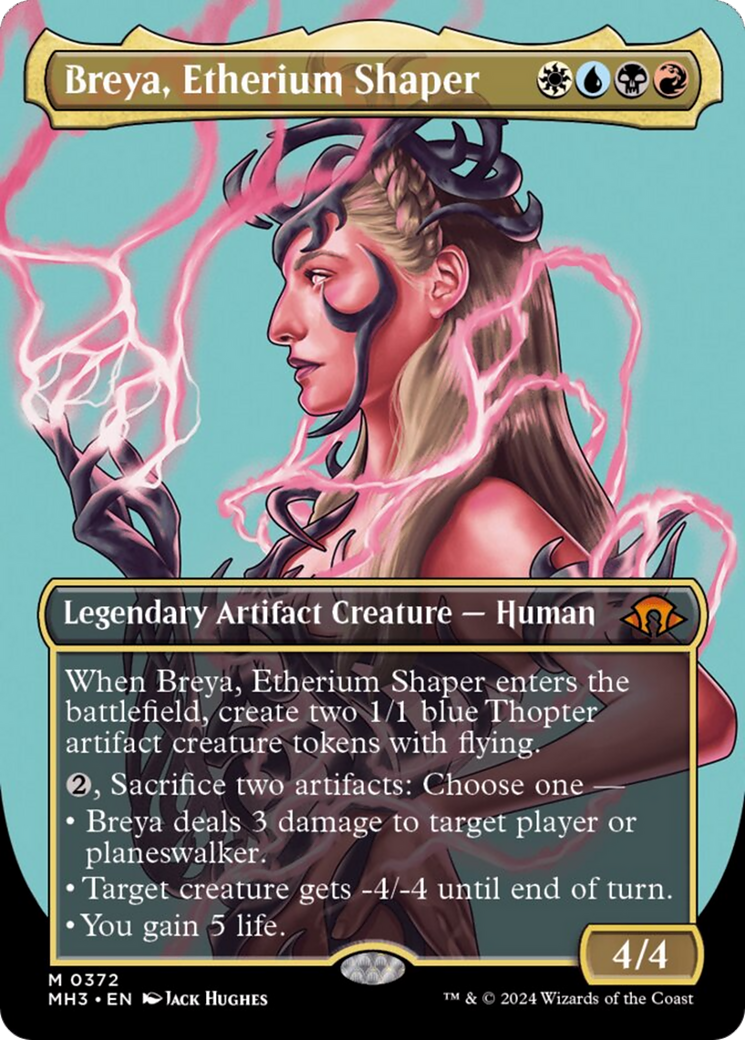 Breya, Etherium Shaper (Borderless) [Modern Horizons 3] | Yard's Games Ltd