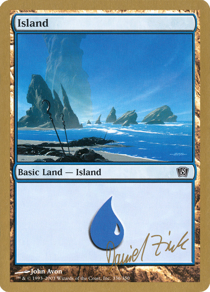 Island (dz336) (Daniel Zink) [World Championship Decks 2003] | Yard's Games Ltd