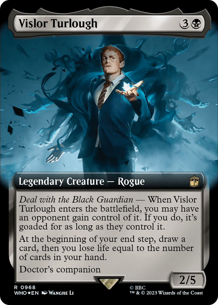 Vislor Turlough (Extended Art) (Surge Foil) [Doctor Who] | Yard's Games Ltd