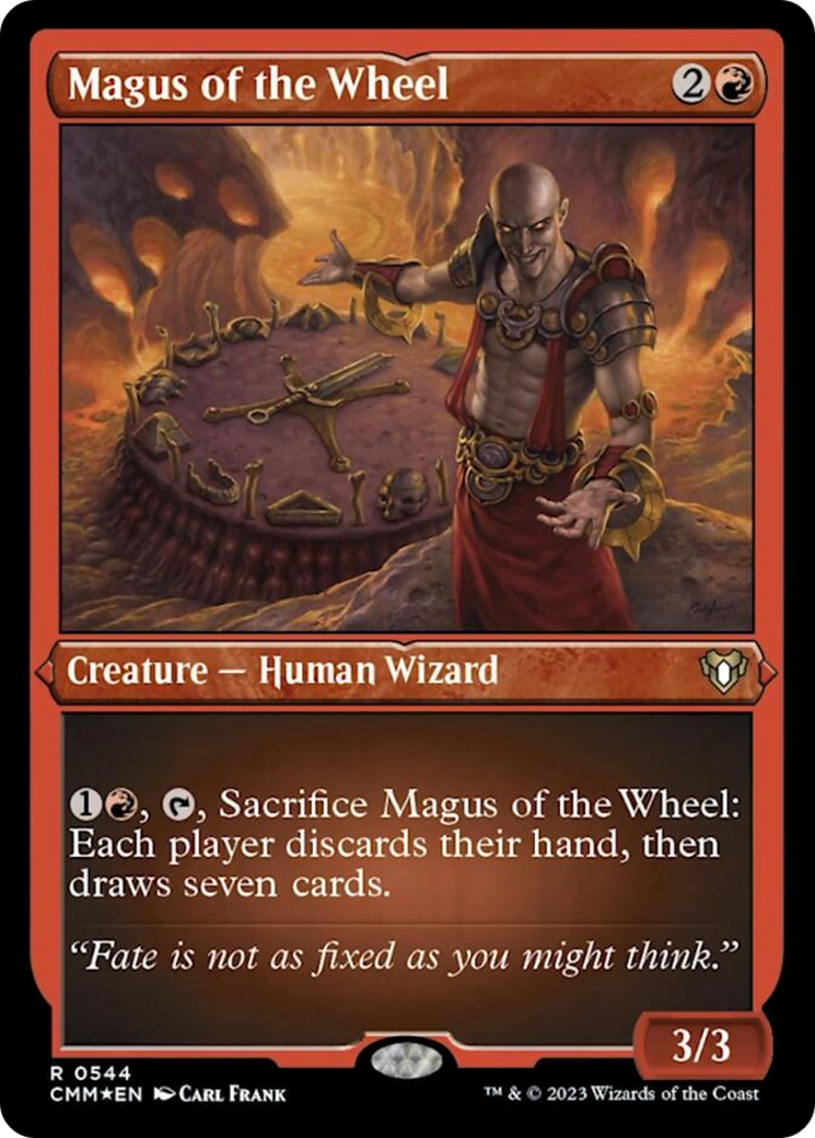 Magus of the Wheel (Foil Etched) [Commander Masters] | Yard's Games Ltd