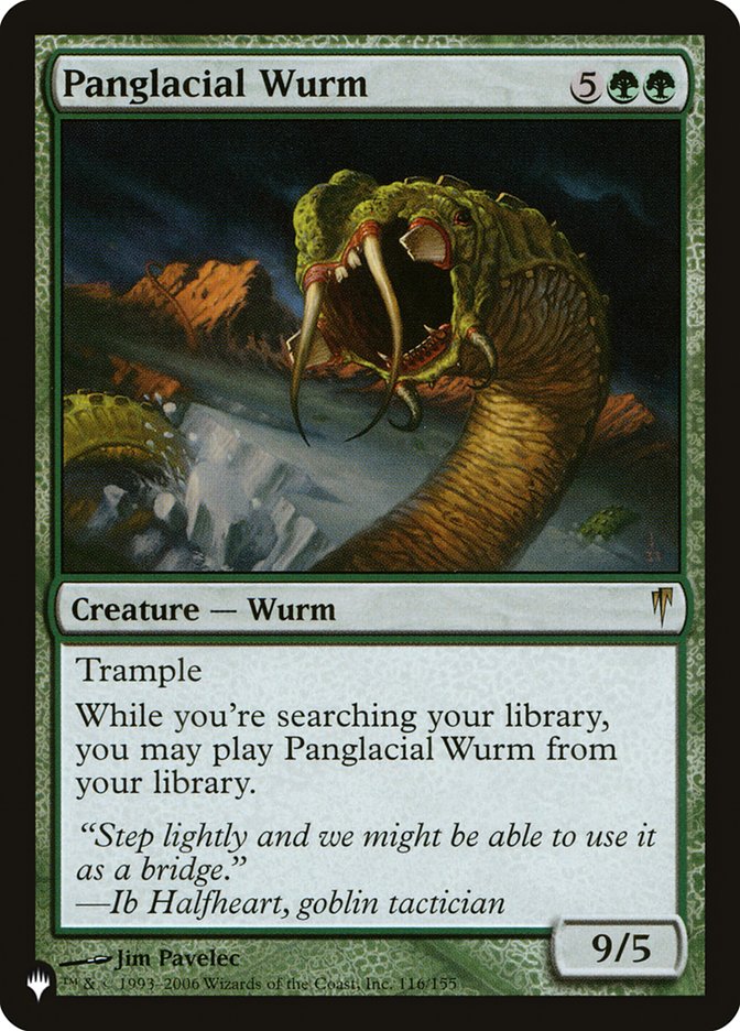 Panglacial Wurm [The List] | Yard's Games Ltd