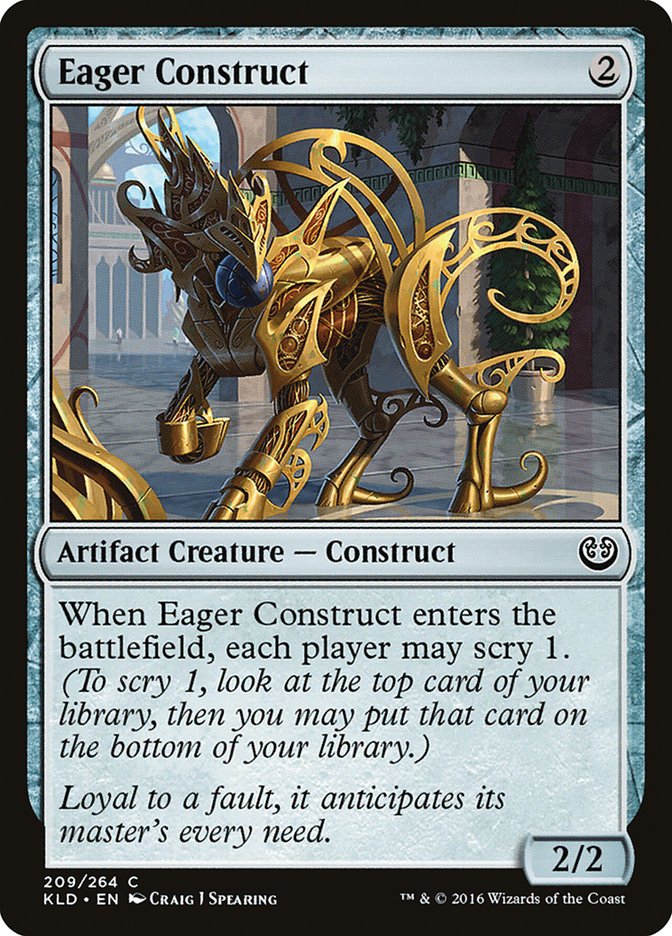 Eager Construct [Kaladesh] | Yard's Games Ltd