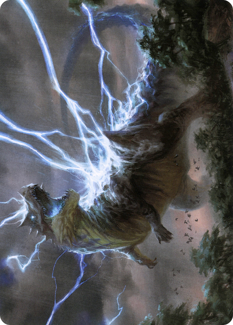 Thrasta, Tempest's Roar Art Card (41) [Modern Horizons 2 Art Series] | Yard's Games Ltd