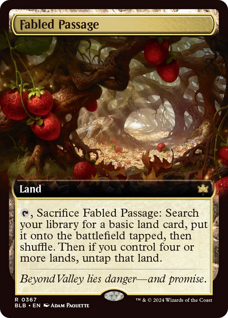 Fabled Passage (Extended Art) [Bloomburrow] | Yard's Games Ltd