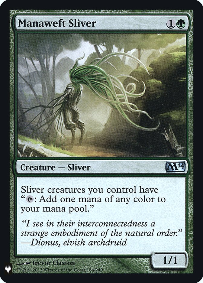 Manaweft Sliver [Mystery Booster] | Yard's Games Ltd